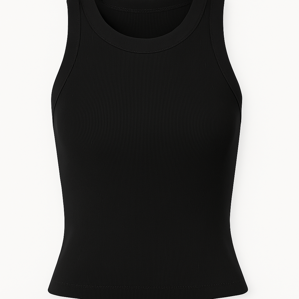 Solid Ribbed Top - Verão