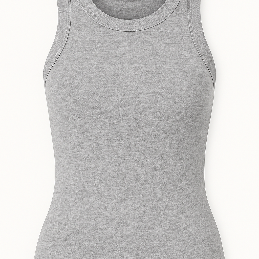 Solid Ribbed Top - Verão