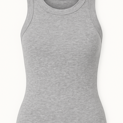 Solid Ribbed Top - Verão
