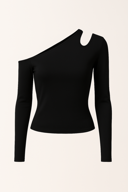 T-Shirt Collar Off-shoulder - Primavera