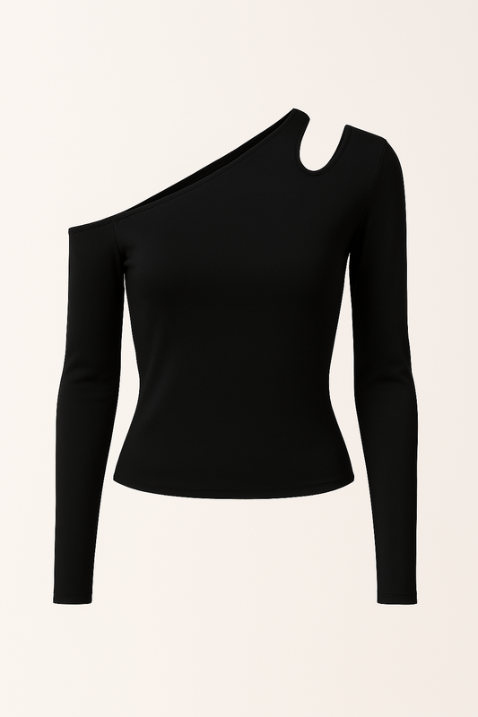 T-Shirt Collar Off-shoulder - Primavera