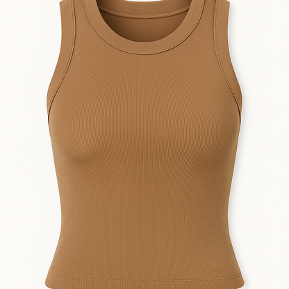 Solid Ribbed Top - Verão