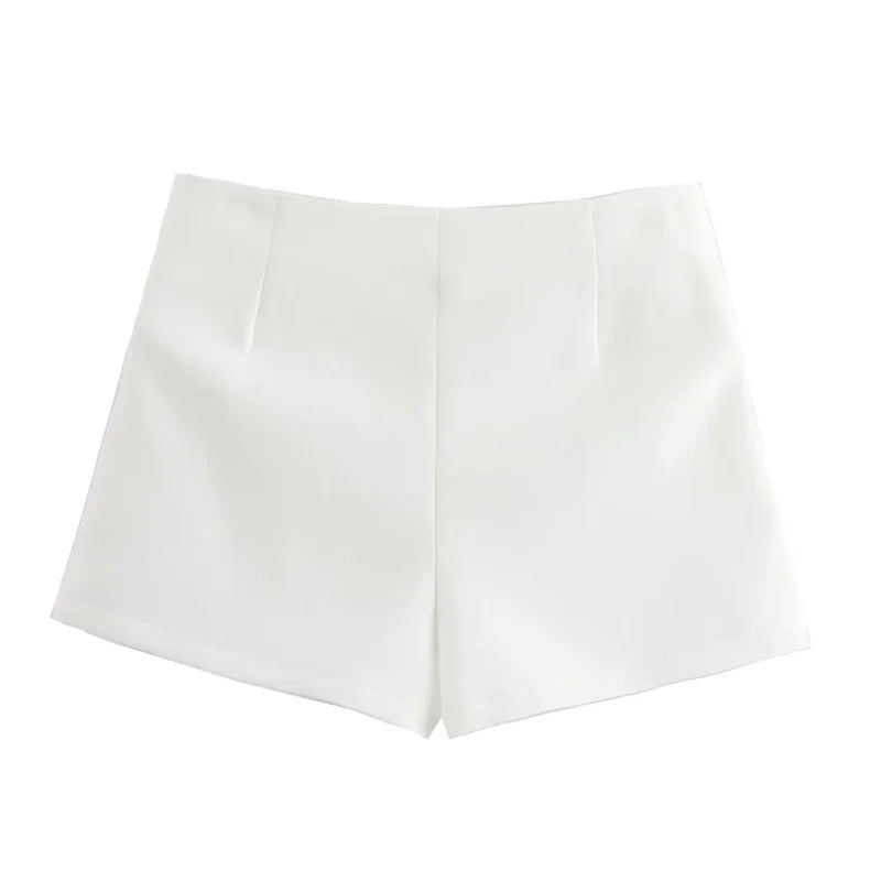 TRAF Pink White Mini Saia - Verão