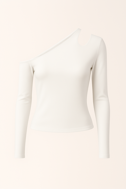 T-Shirt Collar Off-shoulder - Primavera