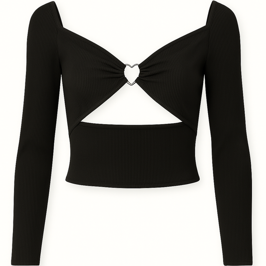 V-neck Cropped - Outono